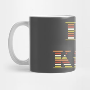 Be Kind Retro Colors Mug